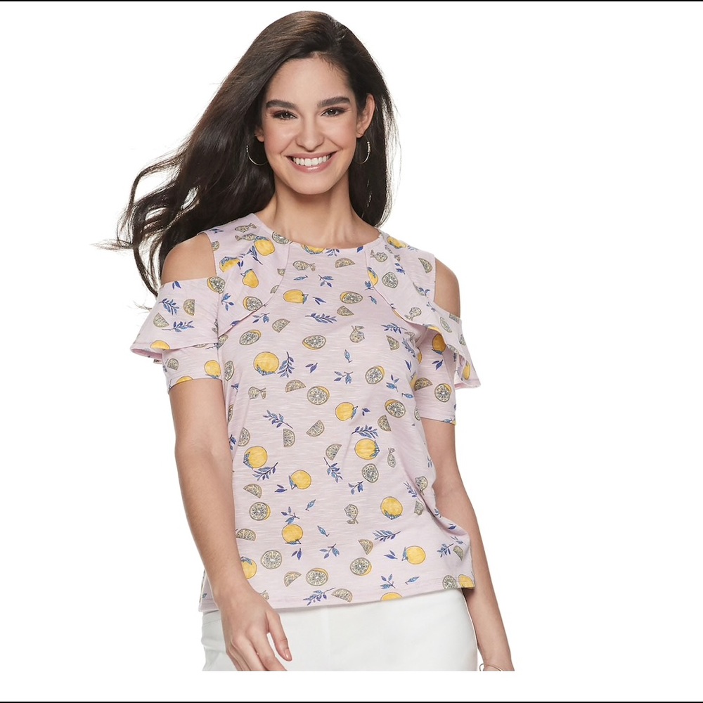 🍋🍋 Juicy Couture Ruffle Sleeve Top 🍋🍋